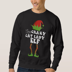 Sweatshirt Jeu de Noël CRAZY CHAT DAY Xmas