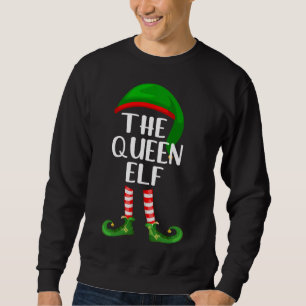 Sweatshirt Jeu de Noël familial La Reine Elfe