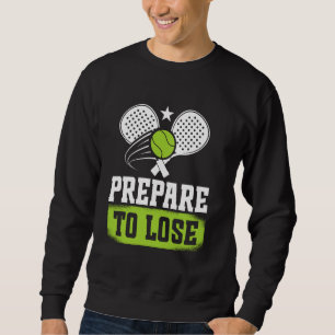 Sweatshirt Jeu de padel Raquette de padel Tennis de padel Pré