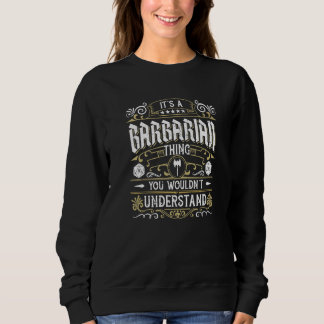 Sweatshirt Jeu de rôle Barbare Tabletop Rpg D20