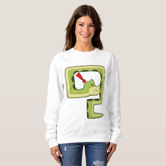 Sweatshirt Jeu de serpent (Devant entier)
