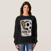 Sweatshirt Jeu de soccer Vibes Soccer Maman Jeu Jour Saison B (Devant entier)