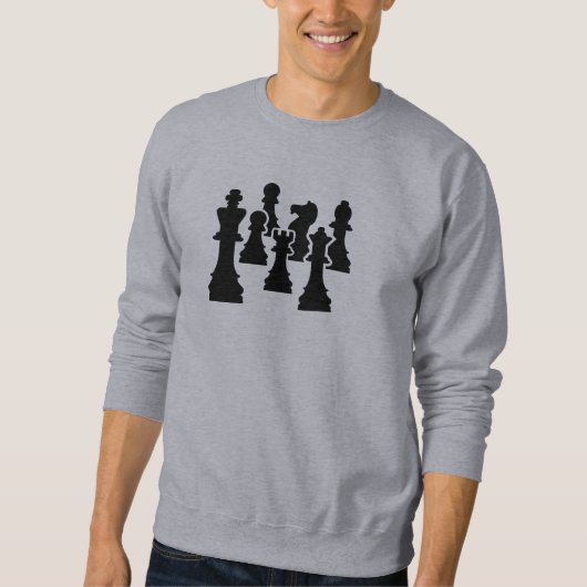 Sweatshirt Jeu de société d'échecs (Devant)