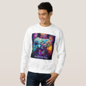 Sweatshirt Jeu de Verre Coloré (Devant entier)