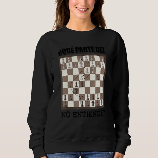 Sweatshirt Jeu d'échecs jeu d'échecs (Devant)