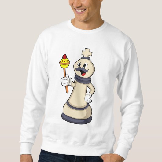 Sweatshirt Jeu d'échecs King à Chess.PNG (Devant)