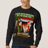 Sweatshirt Jeu d'échecs Noël (Devant)