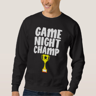 Sweatshirt Jeu Night Champ de jeu Addict de jeu