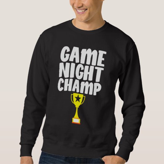 Sweatshirt Jeu Night Champ de jeu Addict de jeu (Devant)