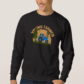 Sweatshirt Jeune agriculteur Ferme locale Jeune agriculteur