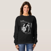 Sweatshirt Jeune clansman avec devise gaélique et épée (Devant entier)