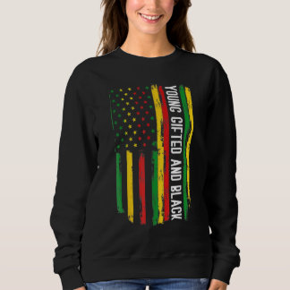 Sweatshirt Jeunes et histoire noire fierté afro-africaine enf