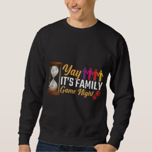Sweatshirt Jeux de cartes cadeaux de nuit pour les membres de