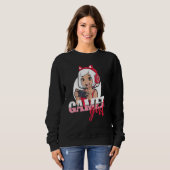 Sweatshirt Jeux de filles de gamer (Devant entier)