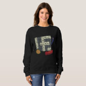 Sweatshirt Jeux de mots croisé (Devant entier)