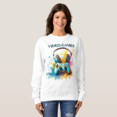 Sweatshirt Jeux Vidéo (Devant entier)