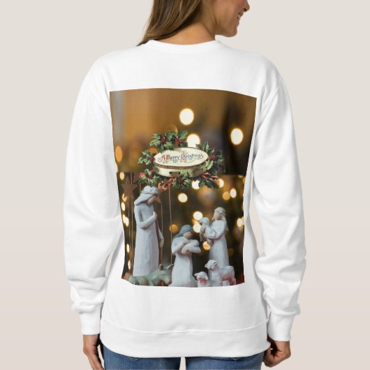 Sweatshirt Jezus Christus (Achterkant)
