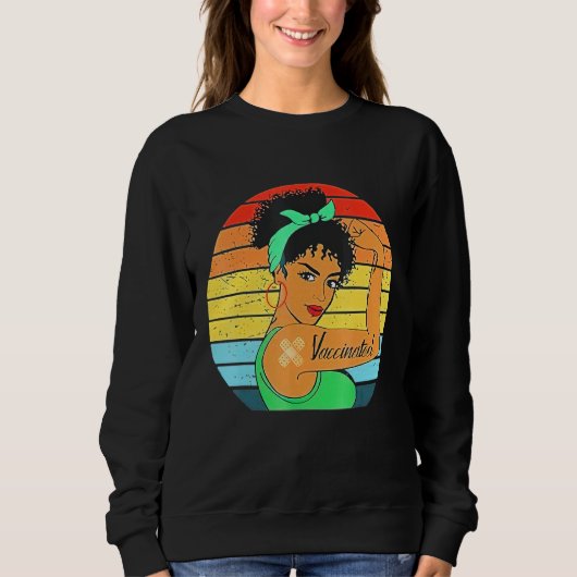 Sweatshirt J'Identifie Comme Vacciné (Devant)