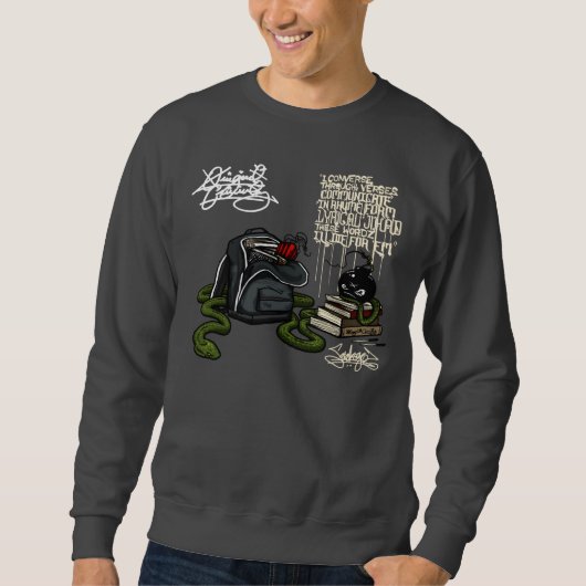 Sweatshirt Jihad lyrique 01 (Devant)