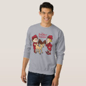 Sweatshirt Jingle, Jangle et Vixen (Devant entier)