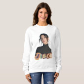 Sweatshirt Jisoo - Beauté classique dans l'art monochrome (Devant entier)