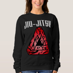 Sweatshirt Jitsu Tribal Gracie Triangle Bjj Grappe Mm