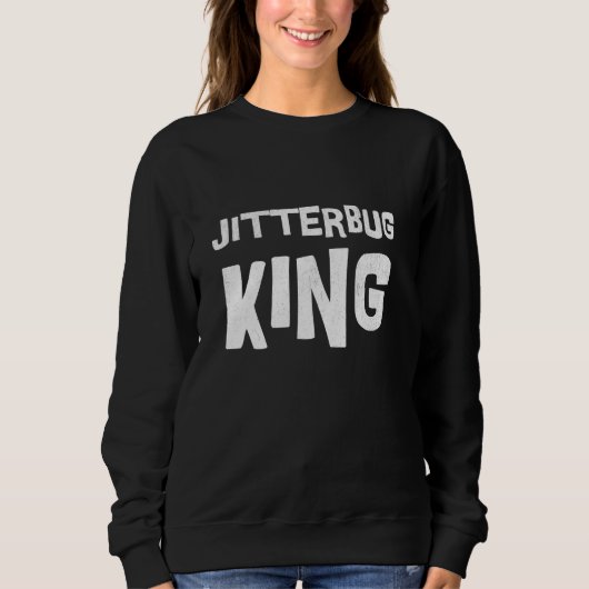 Sweatshirt Jitterbug danse king swing danse Lindy hop danse (Devant)