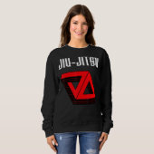 Sweatshirt Jiu Jitsu Double Gracie Triangle Mixed martial art (Devant entier)