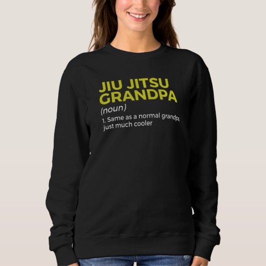 Sweatshirt Jiu Jitsu Grandpa (Devant)