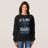 Sweatshirt Job To Originate Aircraft Aerospace Engineer Graph (Devant entier)