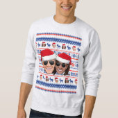 Sweatshirt Joe et Kamala Aviator Noël (Devant)