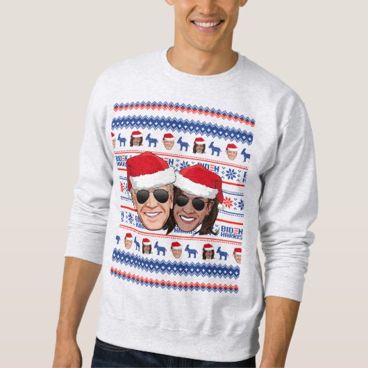 Sweatshirt Joe et Kamala Aviator Noël (Devant)