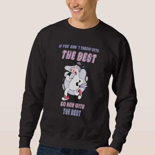 Sweatshirt Jogging Course Lent Escargot Licorne (Devant)