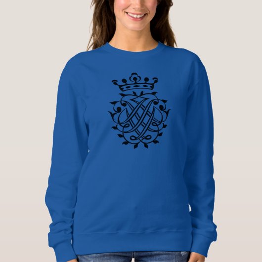 Sweatshirt Johann Sebastian Bach Crest Monogramme Insignia (Devant)