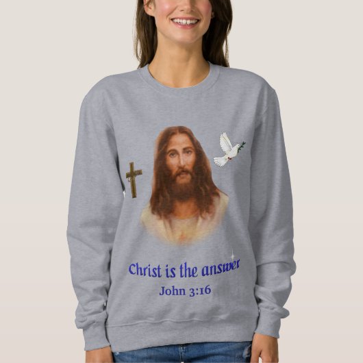 Sweatshirt John 3:16 (Devant)