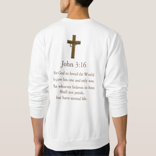 Sweatshirt John 3:16 (Dos)