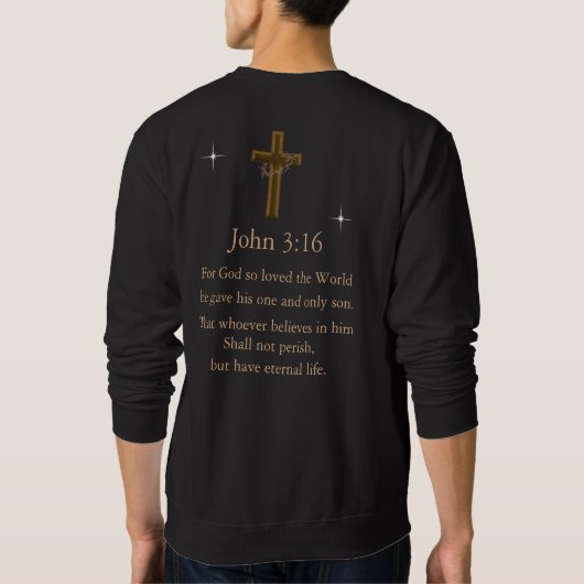 Sweatshirt John 3:16 (Dos)