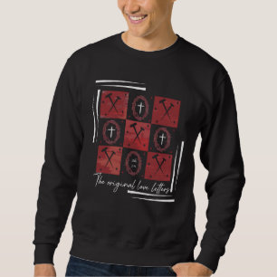 Sweatshirt John 3:16 Lettres originales pour l'amour