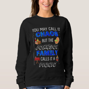 Sweatshirt Johnson Family Picnic Cookout Party Rassembler Mat
