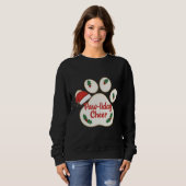 Sweatshirt Joie de Paw-liday (Devant entier)