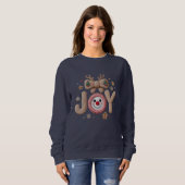 Sweatshirt Joie Tricotée de Fêtes (Devant entier)