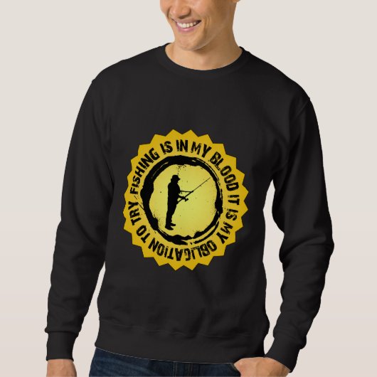 Sweatshirt Joint fantastique de pêche (Devant)
