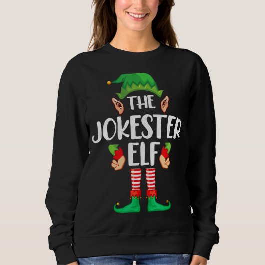 Sweatshirt Jokester Elf Matching Family Group (Devant)