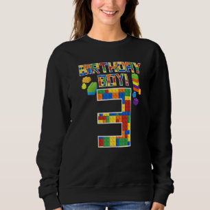 Sweatshirt Joli 3e anniversaire 3 ans Bâtiment Boys