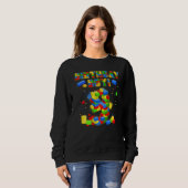 Sweatshirt Joli 9e anniversaire 9 ans Bâtiment de bâtiments B (Devant entier)