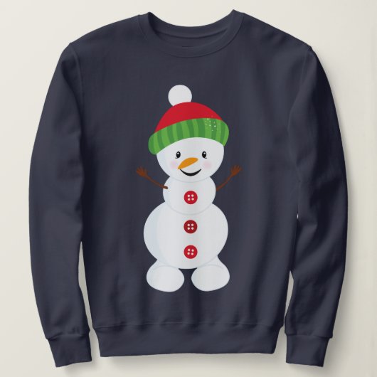 Sweatshirt Joli bonhomme de neige (Design devant)