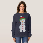 Sweatshirt Joli bonhomme de neige (Devant entier)