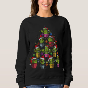 Sweatshirt Joli Cactus Noël Arbre Succulent Cactus Noël