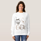 Sweatshirt Joli chat (Devant entier)