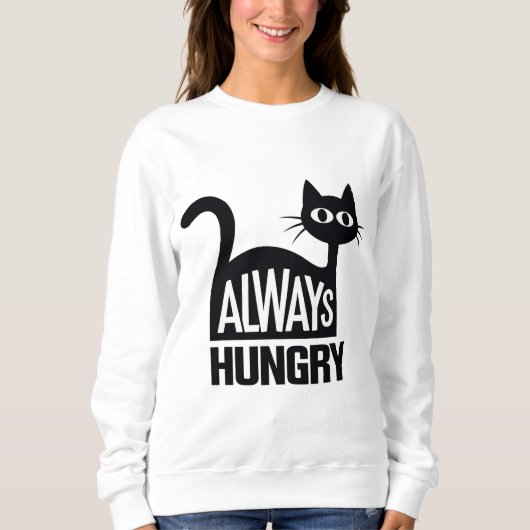Sweatshirt Joli chat noir (Devant)